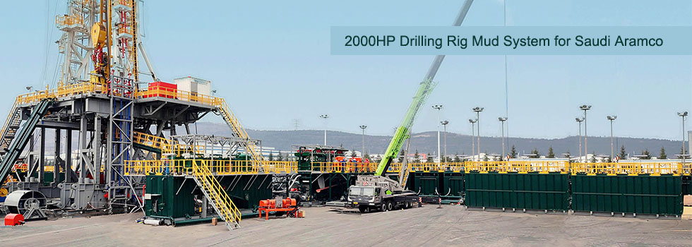 2000HP Drilling Rig Mud System for Saudi Aramco